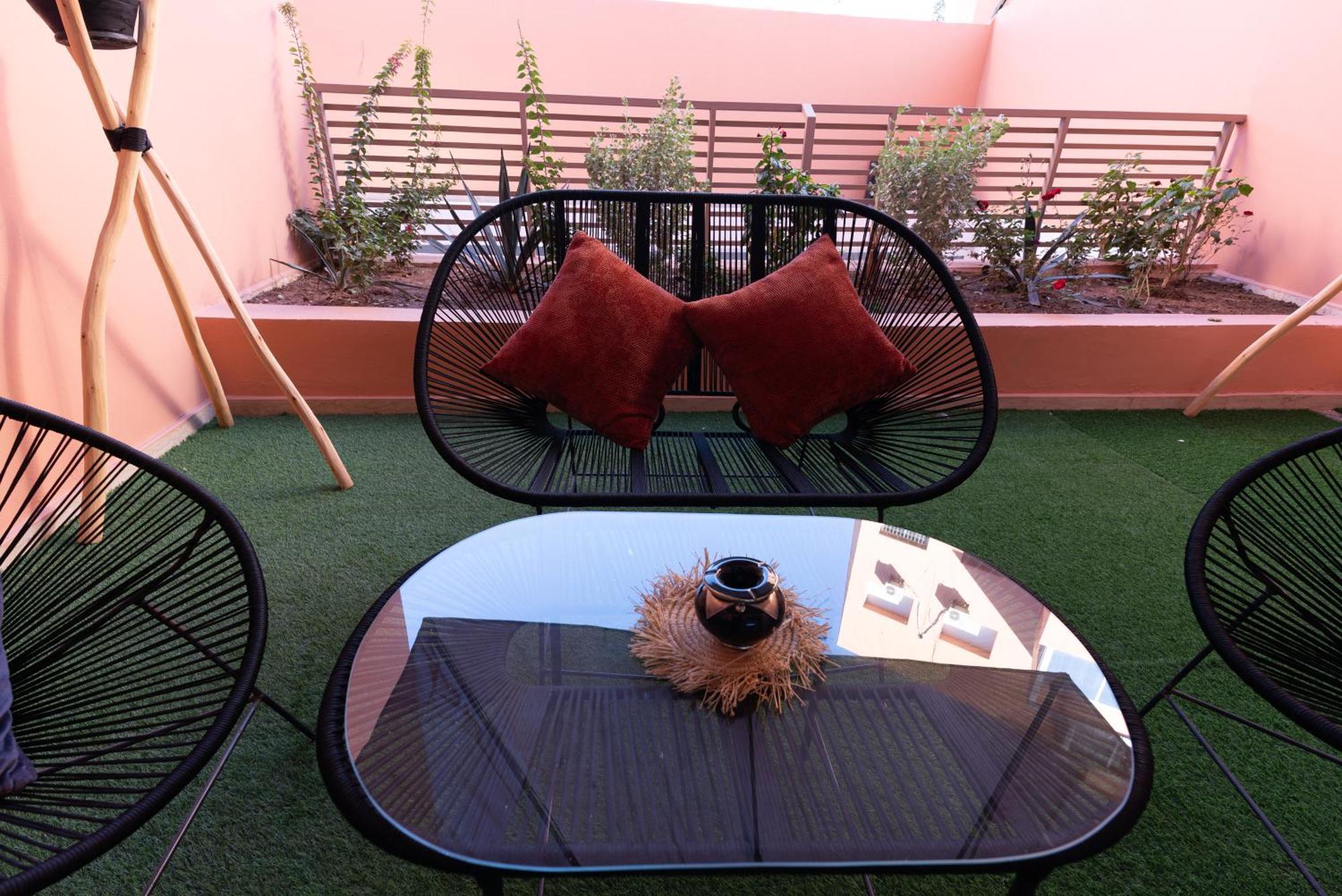 Appartement Au Coeur De Marrakech Marrakesh Exteriör bild